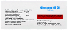 Olmistrum Mt 25 Tablet 10 Olmistrum Mt 25 Tablet 10