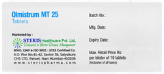 Olmistrum Mt 25 Tablet 10 Olmistrum Mt 25 Tablet 10