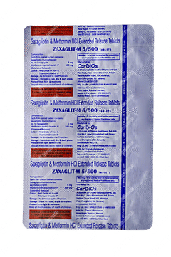 Zaxaglit M 5/500 Tablet 10