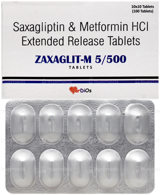 Zaxaglit M 5/500 Tablet 10