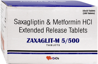 Zaxaglit M 5/500 Tablet 10