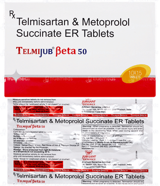 Telmijub Beta 50 Tablet 15