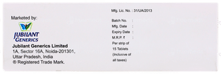 Telmijub Beta 50 Tablet 15
