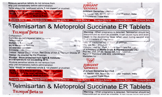 Telmijub Beta 50 Tablet 15