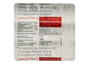 Jubiglim Trio 2/500/15 MG Tablet Pr 15