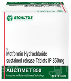 Auctimet 850 Mg Tablet Sr 10