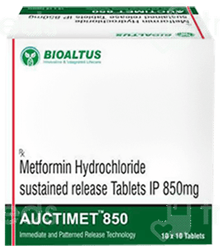 Auctimet 850 Mg Tablet Sr 10