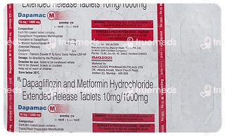 Dapamac M 10mg/1000mg Tablet 10