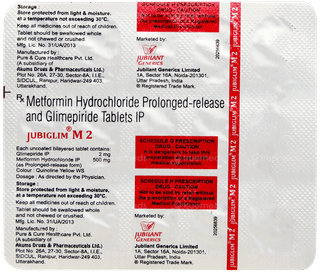 Jubiglim M 2 Tablet 15