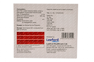 Dapzigard M 5/500 MG Tablet Er 15