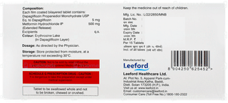 Dapzigard 5 M Tablet 15