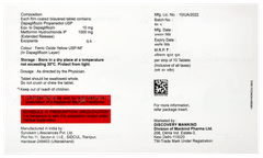 Sgltd M 10/1000 Tablet 10 Sgltd M 10/1000 Tablet 10