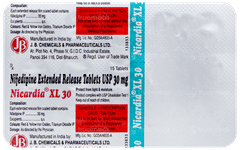 Nicardia Xl 30 Tablet 15 Nicardia Xl 30 Tablet 15