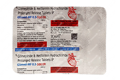 Glimed Mf 0.5/500 Er Tablet 10