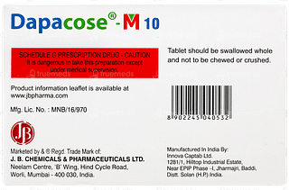 Dapacose M 10 Tablet 10