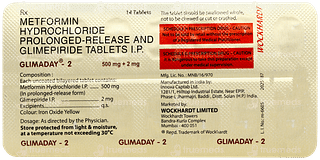 Glimaday 2 Tablet 14