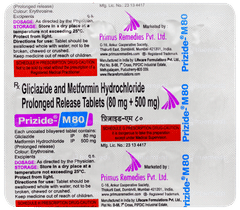 Prizide M 80 Tablet 15 Prizide M 80 Tablet 15