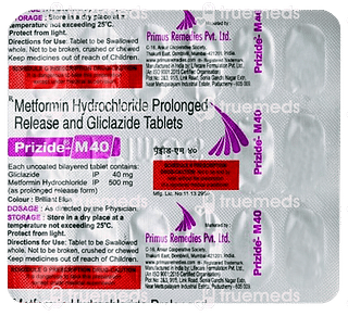 Prizide M 40/500 MG Tablet Pr 15