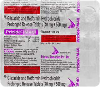 Prizide M 40 Tablet 15