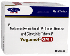 Yogamet GM 1 Tablet 10 Yogamet GM 1 Tablet 10