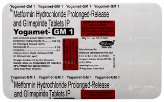 Yogamet GM 1 Tablet 10