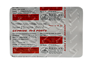 Gepride M 3 Forte Tablet Pr 10