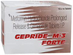 Gepride M 3 Forte Tablet Pr 10 Gepride M 3 Forte Tablet Pr 10