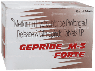 Gepride M 3 Forte Tablet Pr 10