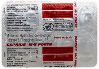 Gepride M 3 Forte Tablet Pr 10