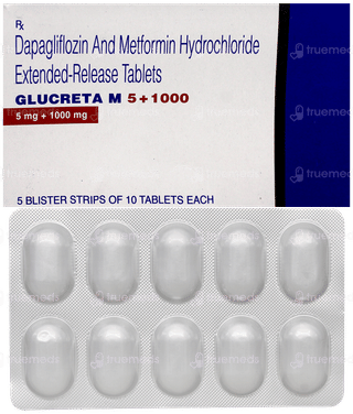 Glucreta M 5+1000 Tablet 10