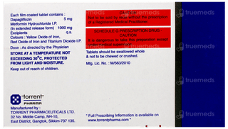 Glucreta M 5+1000 Tablet 10