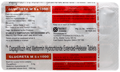 Glucreta M 5+1000 Tablet 10 Glucreta M 5+1000 Tablet 10