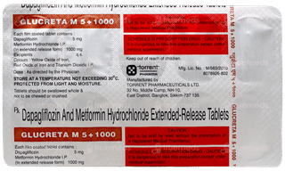 Glucreta M 5+1000 Tablet 10