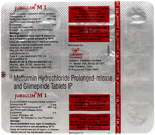 Jubiglim M 1 Tablet 15