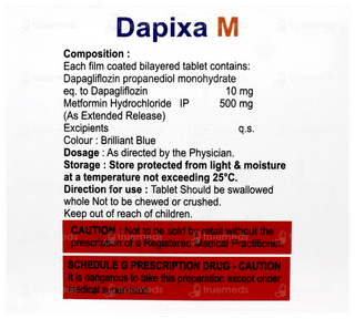 Dapixa M 10/500mg Tablet Er 10