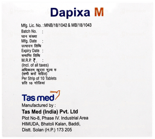 Dapixa M 10/500mg Tablet Er 10