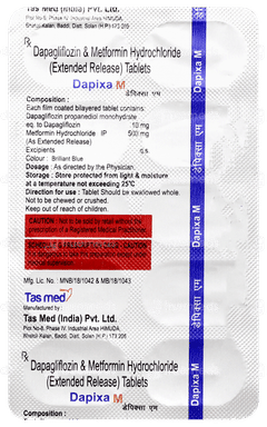 Dapixa M 10/500mg Tablet Er 10