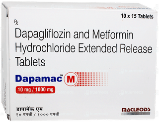 Dapamac M 10mg/1000mg Tablet 15