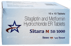 Sitara M 50/1000 Tablet 10 Sitara M 50/1000 Tablet 10