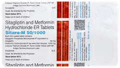 Sitara M 50/1000 Tablet 10 Sitara M 50/1000 Tablet 10