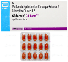 Gluformin G1 Forte New Tablet 15