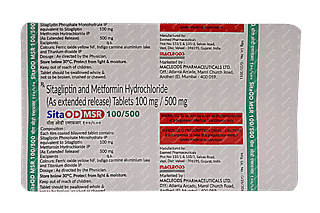 Sita Od Msr 100/500 MG Tablet Er 10