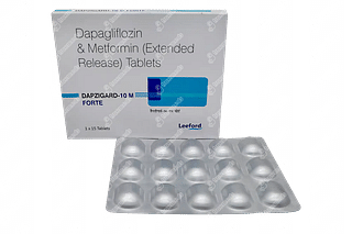 Dapzigard M Forte 10/1000 MG Tablet Er 15