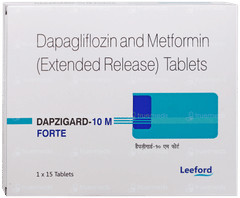 Dapzigard 10 M Forte Tablet 15 Dapzigard 10 M Forte Tablet 15