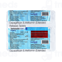 Dapzigard 10 M Forte Tablet 15 Dapzigard 10 M Forte Tablet 15