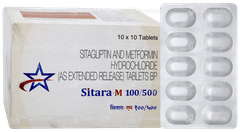 Sitara M 100/500 Tablet 10