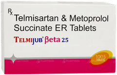 Telmijub Beta 25 Tablet 15 Telmijub Beta 25 Tablet 15