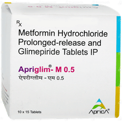 Apriglim M 0.5 Tablet Pr 15 Apriglim M 0.5 Tablet Pr 15