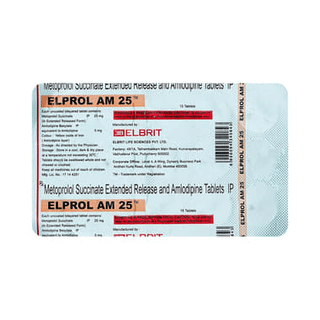 Elprol Am 5/25 MG Tablet Er 15