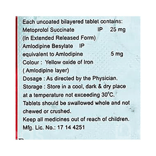 Elprol Am 5/25 MG Tablet Er 15